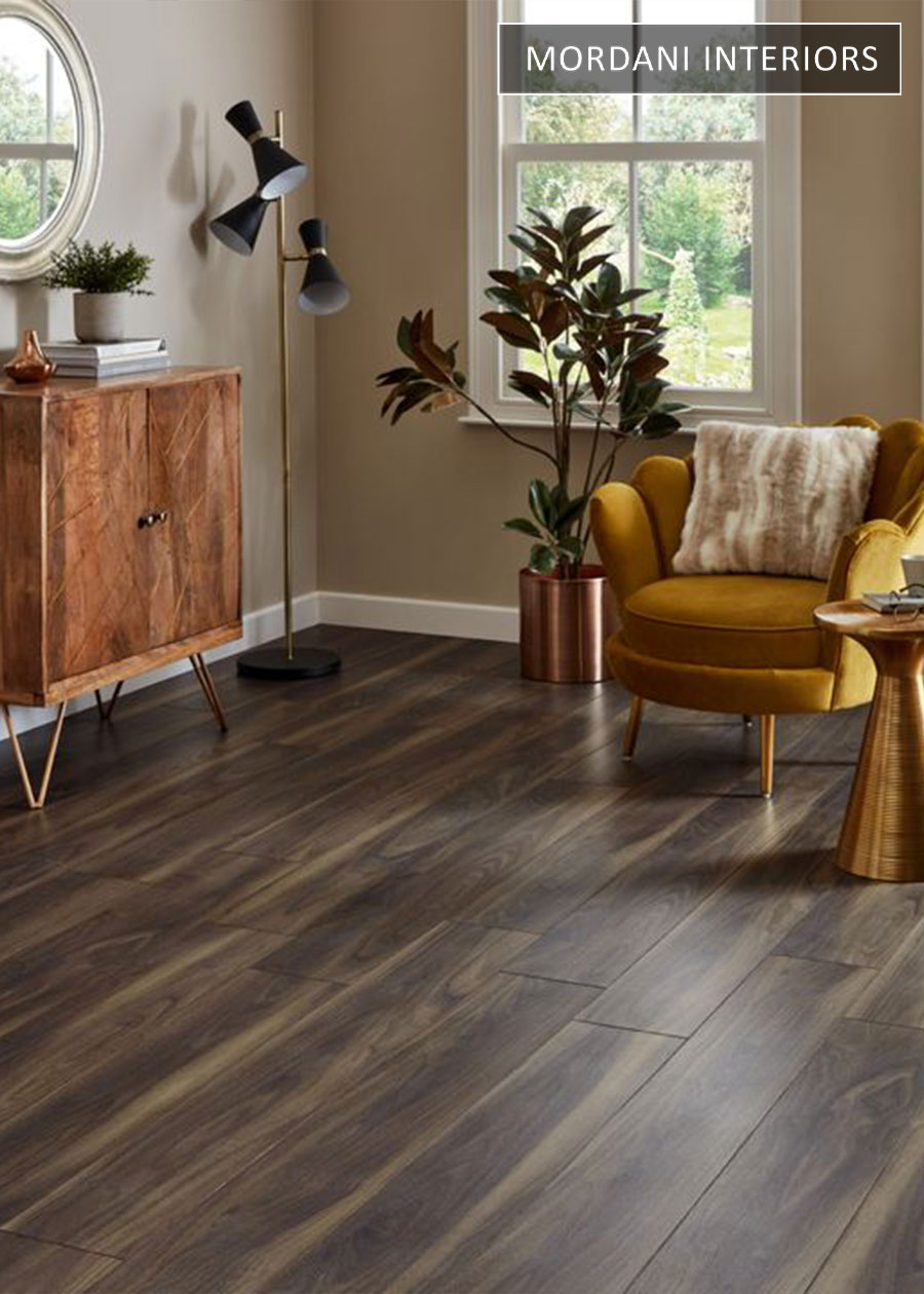 Charcoal Fushion Brown Spc Wooden Flooring 